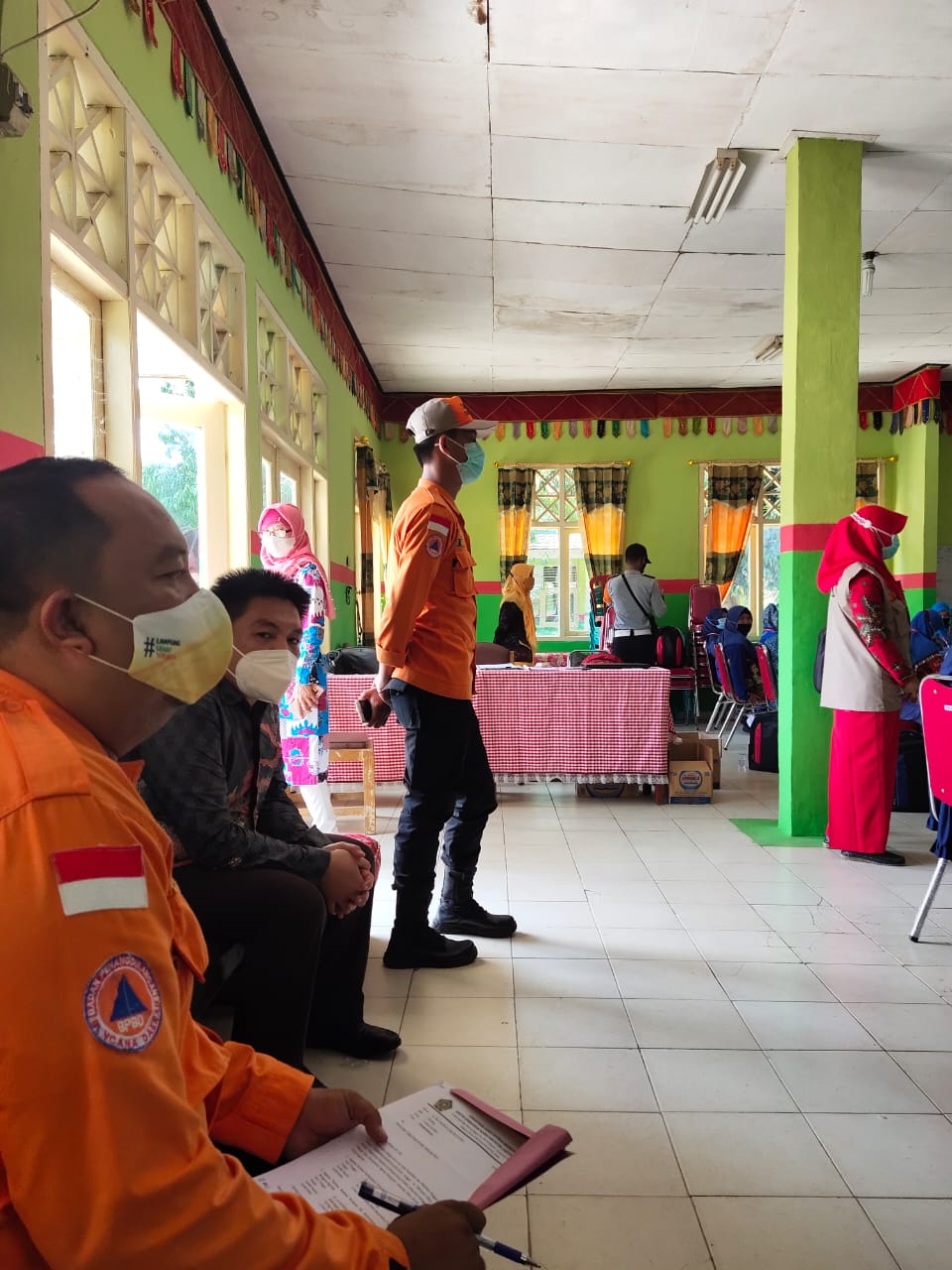 Gugus Tugas COVID-19 Kawal Protokol Kesehatan di PDWK Lampung Utara
